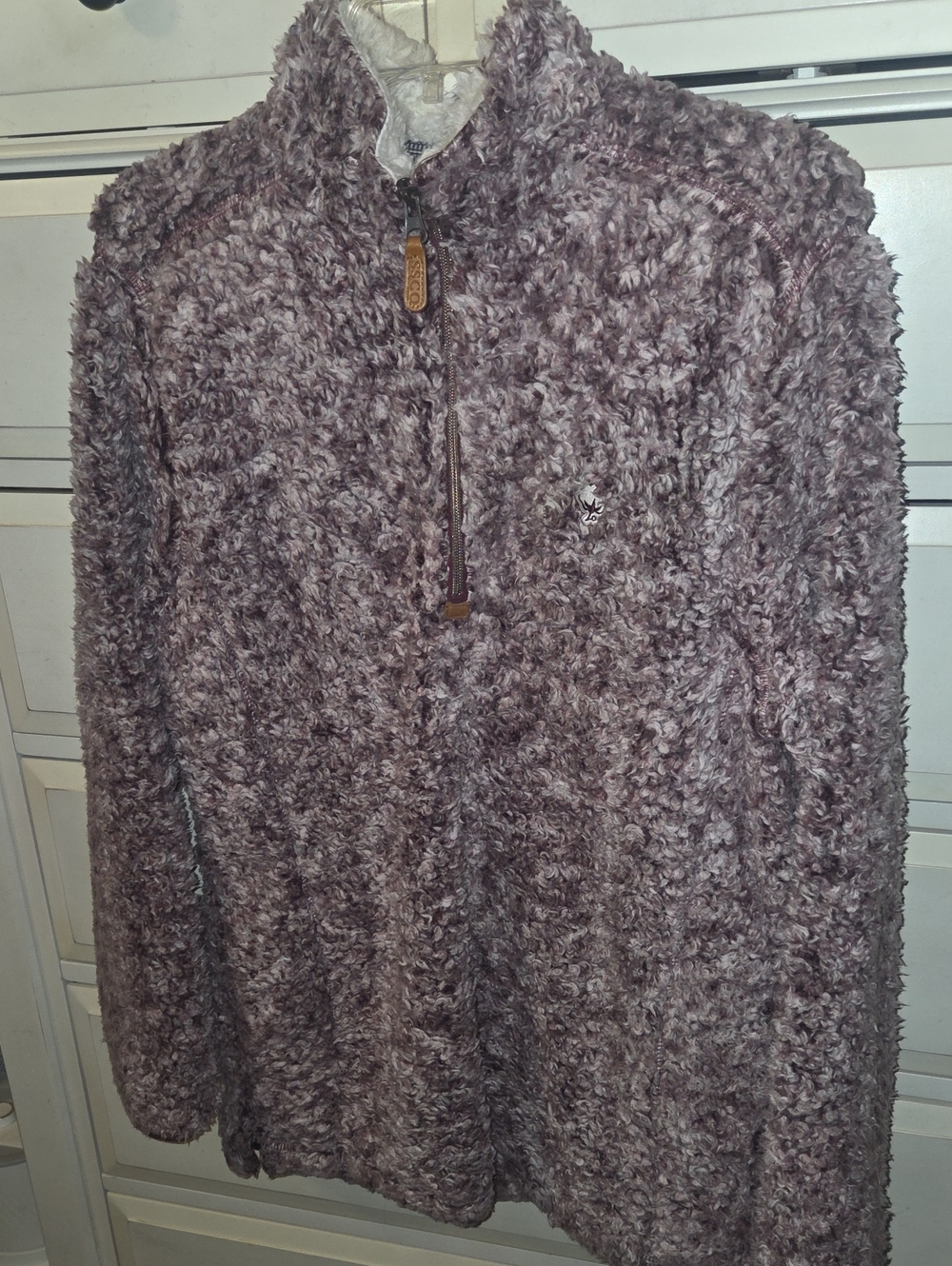 Plush Half-Zip Sherpa Pullover